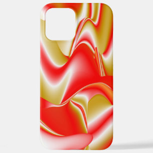 Liefde en Goud Abstract 3D Rainbowart iPhone 12 Pro Max Hoesje