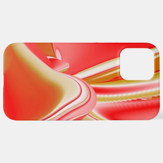 Liefde en Goud Abstract 3D Rainbowart iPhone Hoesje (Achterkant horizontaal)