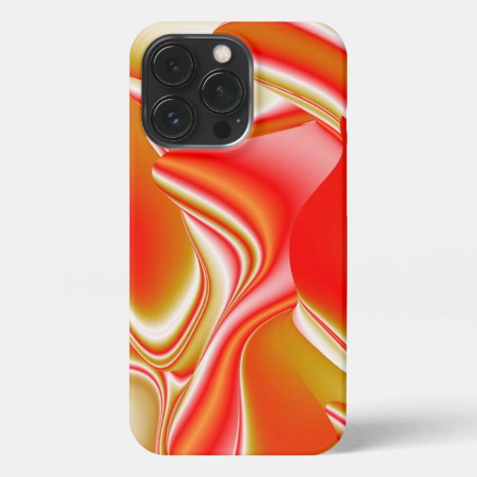 Liefde en Goud Abstract 3D Rainbowart iPhone Hoesje (Achterkant)