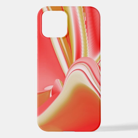 Liefde en Goud Abstract 3D Rainbowart iPhone Hoesje (Achterkant)