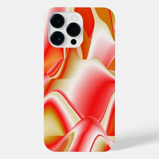 Liefde en Goud Abstract 3D Rainbowart iPhone Hoesje (Achterkant)
