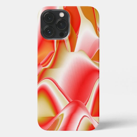 Liefde en Goud Abstract 3D Rainbowart iPhone Hoesje (Achterkant)