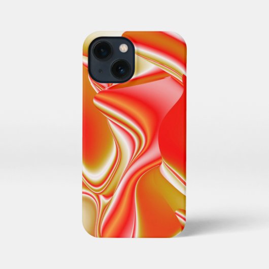 Liefde en Goud Abstract 3D Rainbowart iPhone Hoesje (Achterkant)