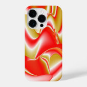 Liefde en Goud Abstract 3D Rainbowart iPhone Hoesje (Achterkant)