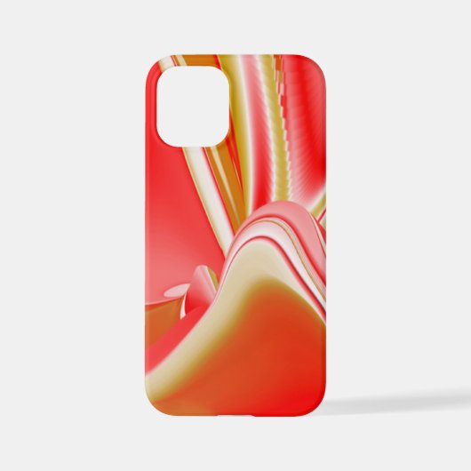 Liefde en Goud Abstract 3D Rainbowart iPhone Hoesje (Achterkant)