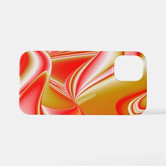 Liefde en Goud Abstract 3D Rainbowart iPhone Hoesje (Achterkant horizontaal)