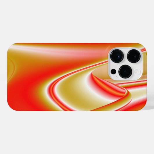 Liefde en Goud Abstract 3D Rainbowart iPhone Hoesje (Achterkant horizontaal)