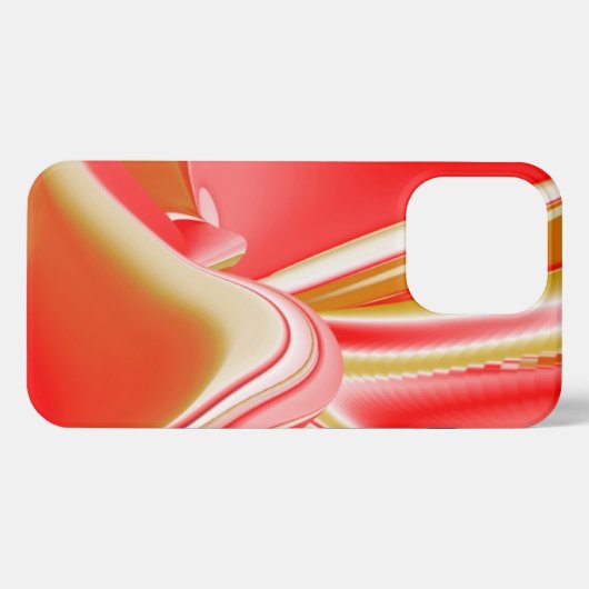 Liefde en Goud Abstract 3D Rainbowart iPhone Hoesje (Achterkant horizontaal)