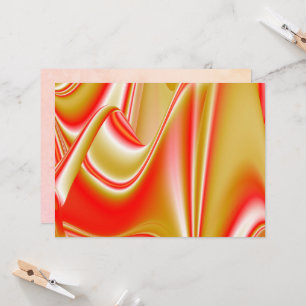 Liefde en Goud Abstract 3D Rainbowart Kaart