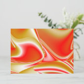 Liefde en Goud Abstract 3D Rainbowart Kaart (Staand voorkant)