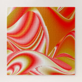 Liefde en Goud Abstract 3D Rainbowart Legpuzzel (Horizontaal)