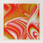 Liefde en Goud Abstract 3D Rainbowart Legpuzzel (Verticaal)