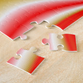 Liefde en Goud Abstract 3D Rainbowart Legpuzzel (Zijkant)