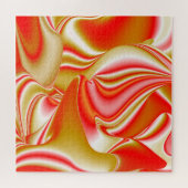 Liefde en Goud Abstract 3D Rainbowart Legpuzzel (Horizontaal)