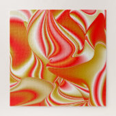 Liefde en Goud Abstract 3D Rainbowart Legpuzzel (Verticaal)