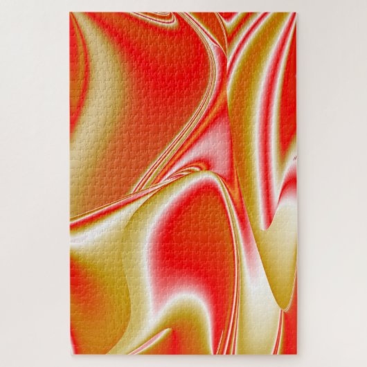 Liefde en Goud Abstract 3D Rainbowart Legpuzzel (Verticaal)