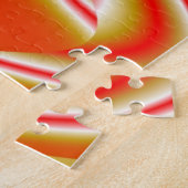 Liefde en Goud Abstract 3D Rainbowart Legpuzzel (Zijkant)