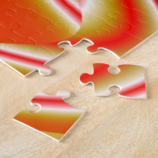 Liefde en Goud Abstract 3D Rainbowart Legpuzzel (Zijkant)