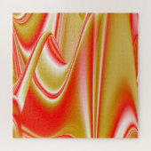 Liefde en Goud Abstract 3D Rainbowart Legpuzzel (Horizontaal)