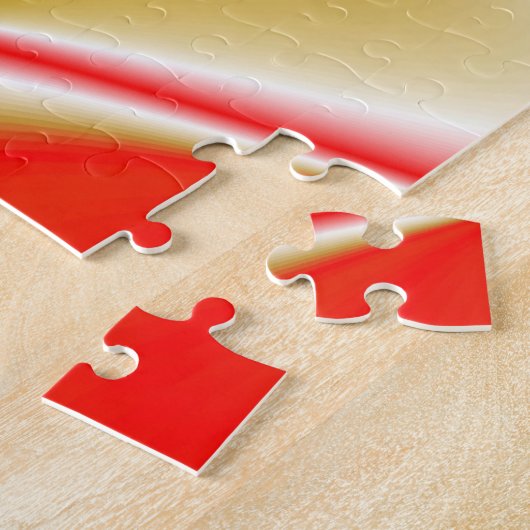 Liefde en Goud Abstract 3D Rainbowart Legpuzzel (Zijkant)