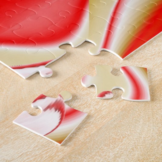 Liefde en Goud Abstract 3D Rainbowart Legpuzzel (Zijkant)