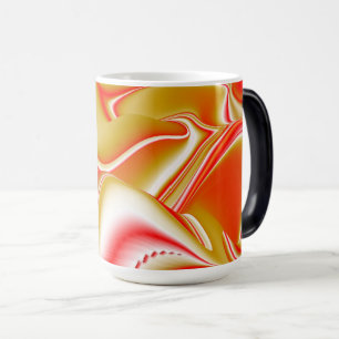 Liefde en Goud Abstract 3D Rainbowart Magische Mok