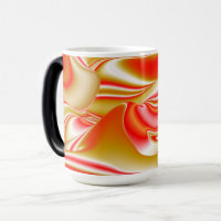 Liefde en Goud Abstract 3D Rainbowart
