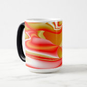 Liefde en Goud Abstract 3D Rainbowart Magische Mok (Voorkant links)