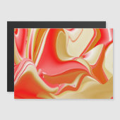 Liefde en Goud Abstract 3D Rainbowart Magnetische (Voorkant / Achterkant)