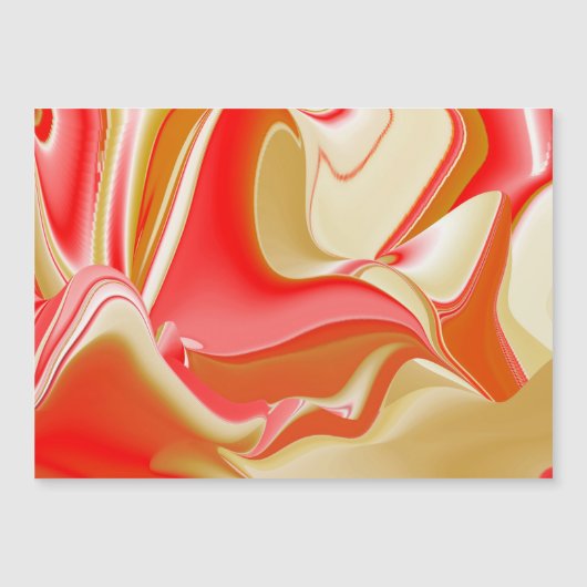 Liefde en Goud Abstract 3D Rainbowart Magnetische (Voorkant)