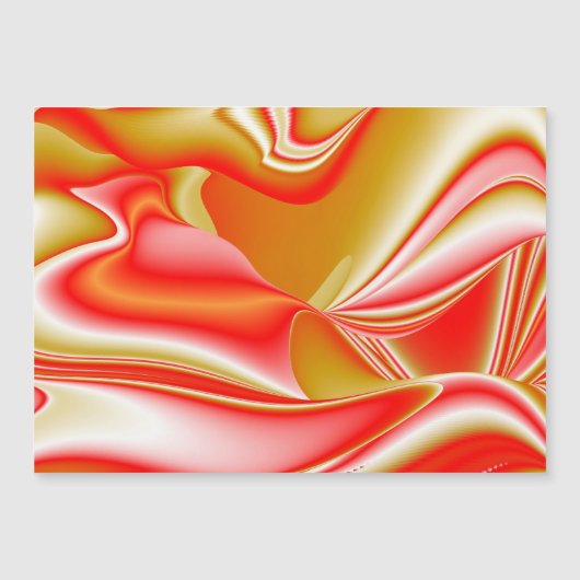 Liefde en Goud Abstract 3D Rainbowart Magnetische (Voorkant)