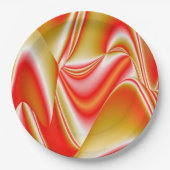 Liefde en Goud Abstract 3D Rainbowart Papieren Bordje (Voorkant)