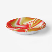 Liefde en Goud Abstract 3D Rainbowart Papieren Kommen (Gebogen)