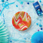 Liefde en Goud Abstract 3D Rainbowart Papieren Kommen (Feest)