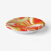 Liefde en Goud Abstract 3D Rainbowart Papieren Kommen (Gebogen)