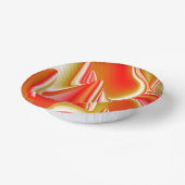 Liefde en Goud Abstract 3D Rainbowart Papieren Kommen (Gebogen)