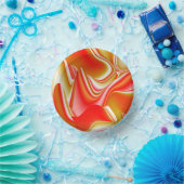 Liefde en Goud Abstract 3D Rainbowart Papieren Kommen (Feest)