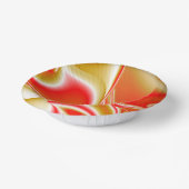 Liefde en Goud Abstract 3D Rainbowart Papieren Kommen (Gebogen)