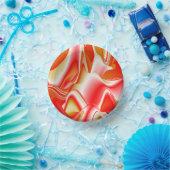 Liefde en Goud Abstract 3D Rainbowart Papieren Kommen (Feest)