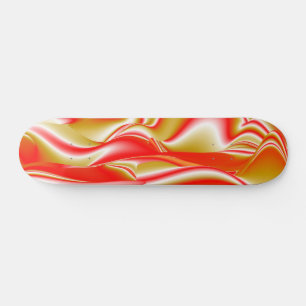 Liefde en Goud Abstract 3D Rainbowart Persoonlijk Skateboard