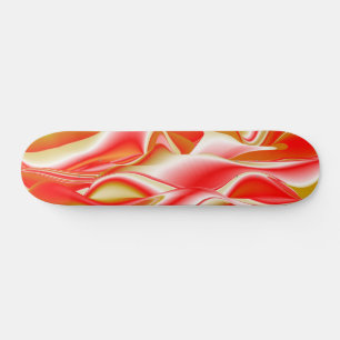 Liefde en Goud Abstract 3D Rainbowart Persoonlijk Skateboard