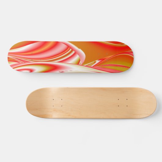 Liefde en Goud Abstract 3D Rainbowart Persoonlijk Skateboard (Horizontaal)