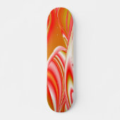 Liefde en Goud Abstract 3D Rainbowart Persoonlijk Skateboard (Voorkant)