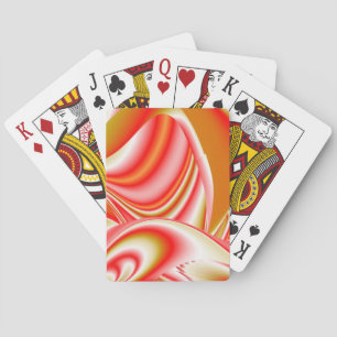 Liefde en Goud Abstract 3D Rainbowart Pokerkaarten
