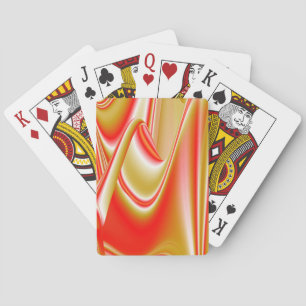 Liefde en Goud Abstract 3D Rainbowart Pokerkaarten