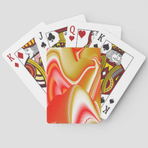 Liefde en Goud Abstract 3D Rainbowart Pokerkaarten