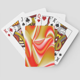 Liefde en Goud Abstract 3D Rainbowart Pokerkaarten