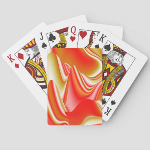 Liefde en Goud Abstract 3D Rainbowart Pokerkaarten
