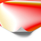 Liefde en Goud Abstract 3D Rainbowart Poster (Hoek)