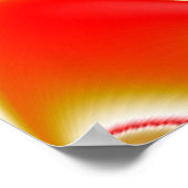 Liefde en Goud Abstract 3D Rainbowart Poster (Hoek)